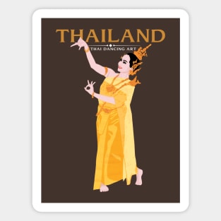 Thai Dancing Art Magnet